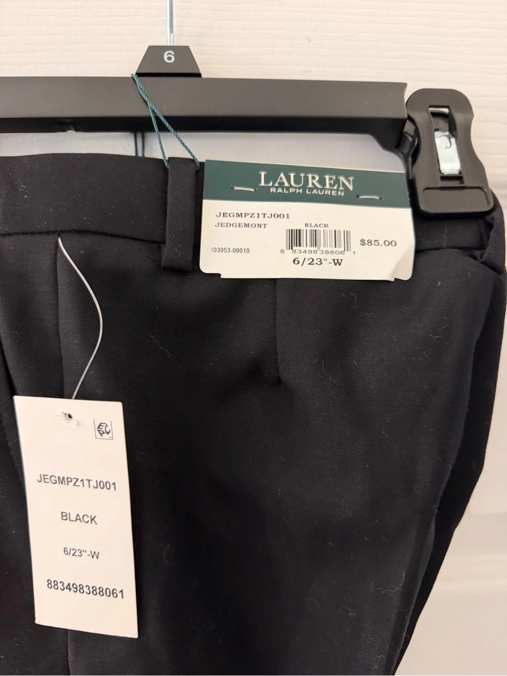 Ralph Lauren Youth Black Dress Pants size 6